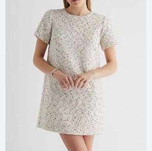 NWT. Express speckled boucle dress sz. XS